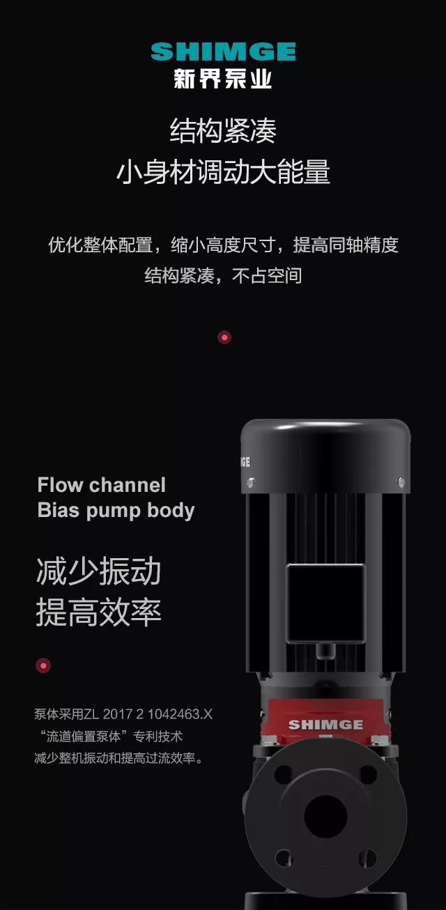 正品新界SGL80-160G管道泵全国包邮
