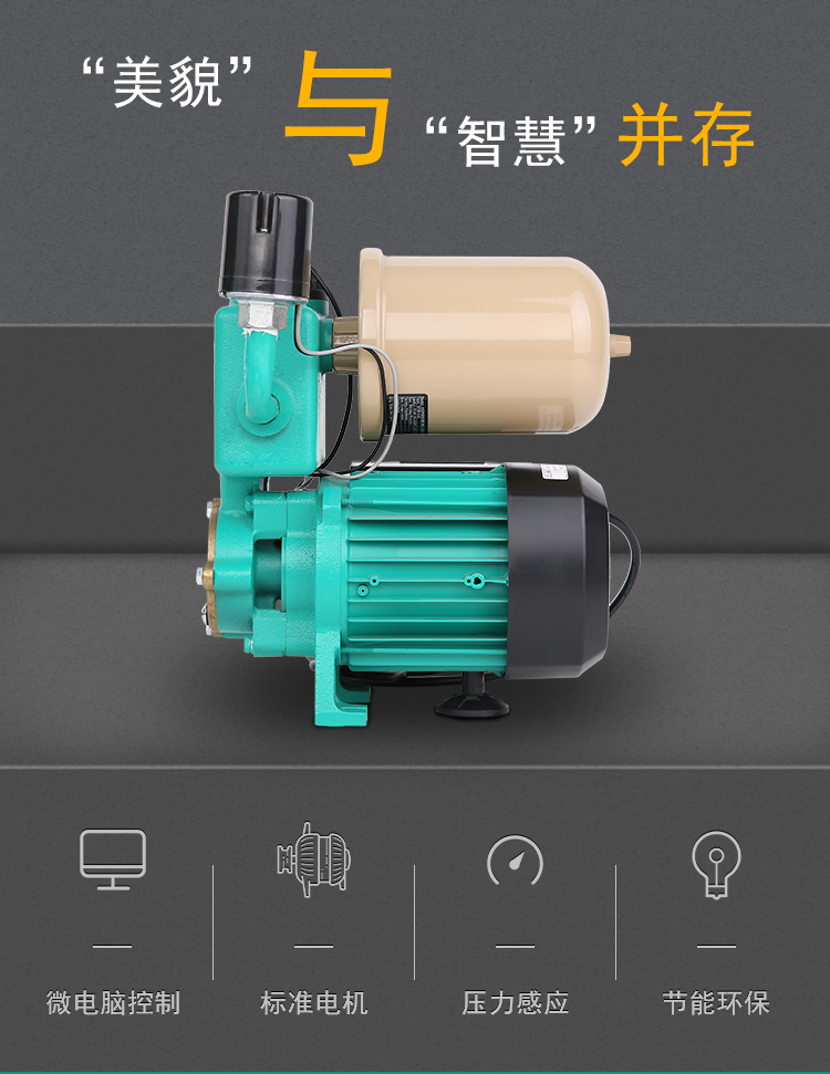 家用智能自动增压泵威乐PW-S170EAH