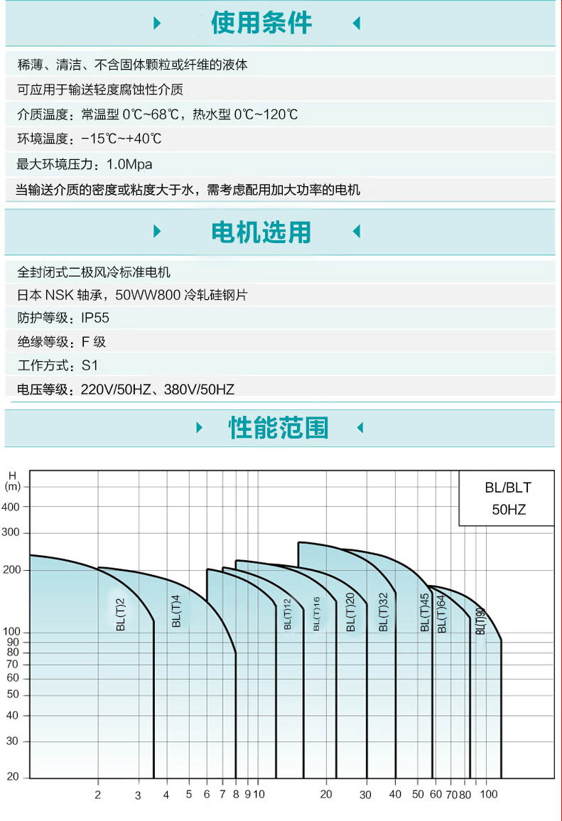 不锈钢立式多级离心泵