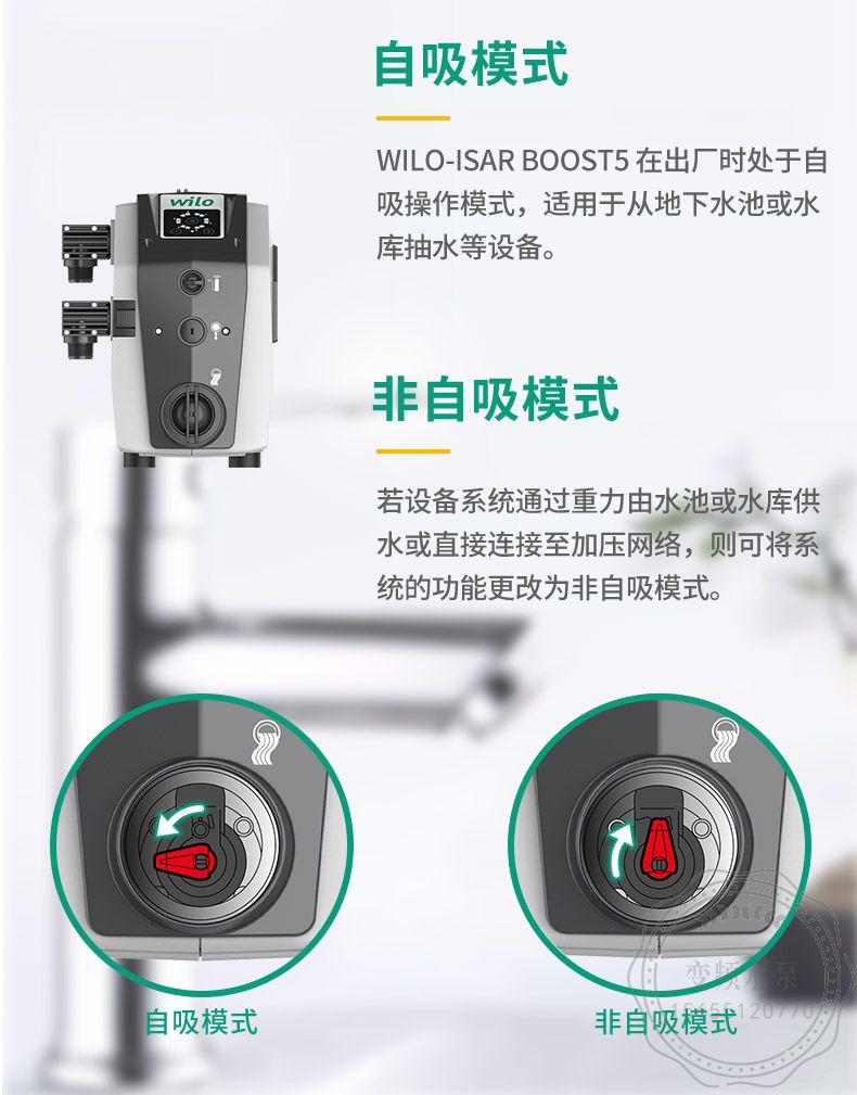 Wilo-lsar BOOTS5-E-3家用增压泵